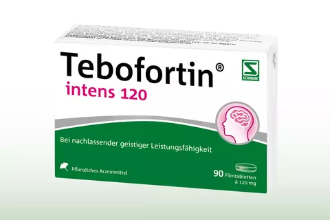 Tebofortin Intens - Vergesslichkeit und Konzentrationsschwierigkeiten - Schwabe Pharma